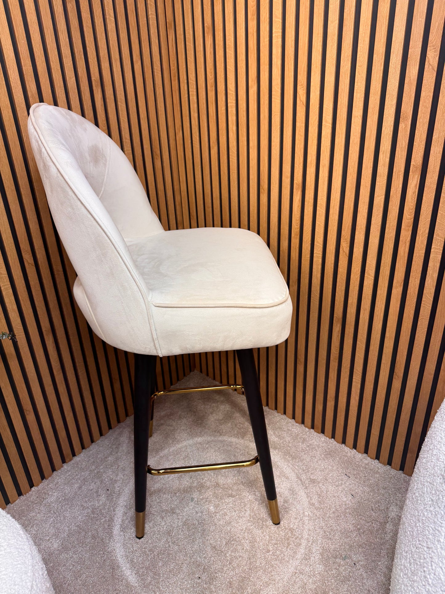 Cream barstool