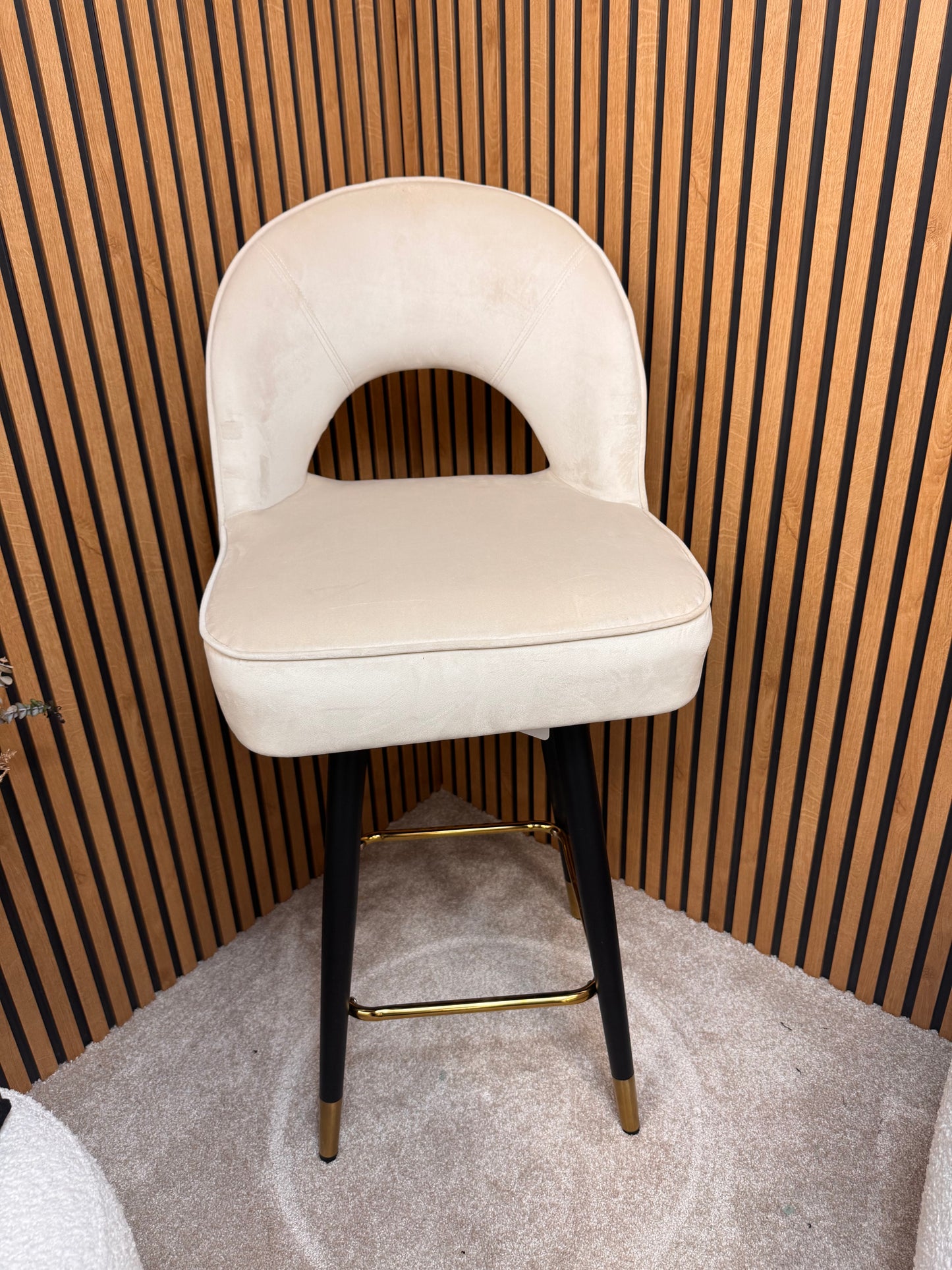 Cream barstool