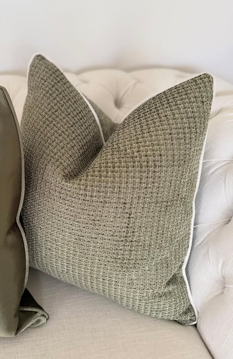 Moss Weave Cushion