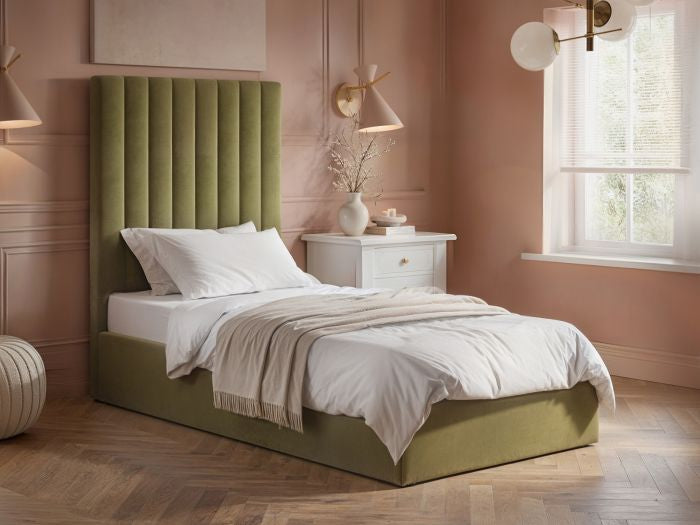 FLAIR EVERLEY SINGLE OTTOMAN BED