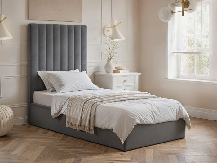 FLAIR EVERLEY SINGLE OTTOMAN BED