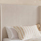 FLAIR ALMA SINGLE UPHOLSTERED BED WITH WINGED HEADBOARD