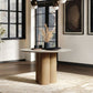SOLACE+CO DEKO SINTERED STONE DINING TABLE-OAK