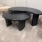 SOLACE+CO CLIO COFFEE TABLE SET BLACK