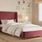 FLAIR ALMA SINGLE UPHOLSTERED BED WITH WINGED HEADBOARD