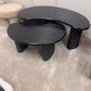 SOLACE+CO CLIO COFFEE TABLE SET BLACK
