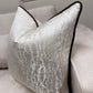 Cre’a ivory with brown piping
