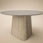 SOLACE+CO ELIN SINTERED STONE ROUND DINING TABLE