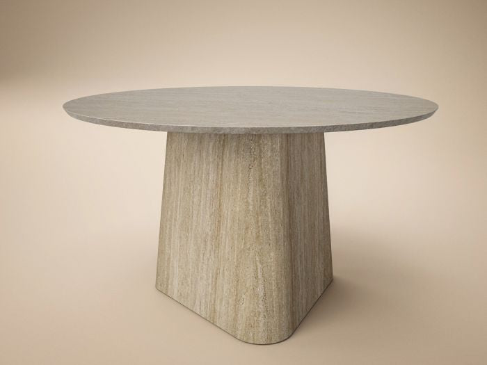 SOLACE+CO ELIN SINTERED STONE ROUND DINING TABLE