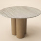 SOLACE+CO DEKO SINTERED STONE DINING TABLE-OAK