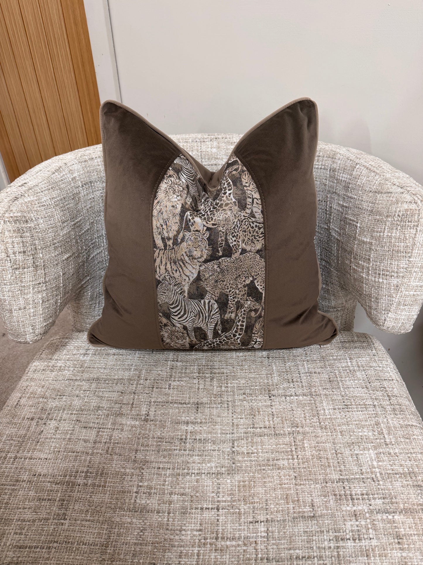 Noir Safari Cushion