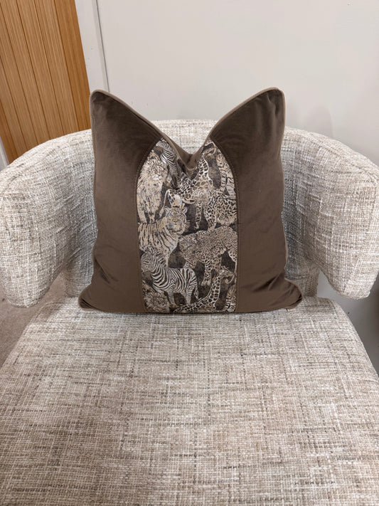 Noir Safari Cushion