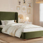 FLAIR ALMA SINGLE UPHOLSTERED BED WITH WINGED HEADBOARD