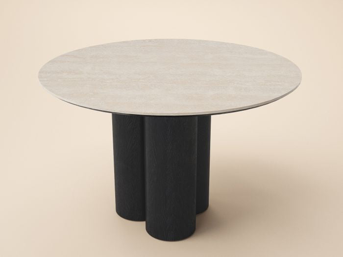 SOLACE+CO DEKO SINTERED STONE DINING TABLE-BLACK