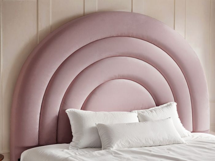 FLAIR AVA SMALL DOUBLE FABRIC OTTOMAN BED